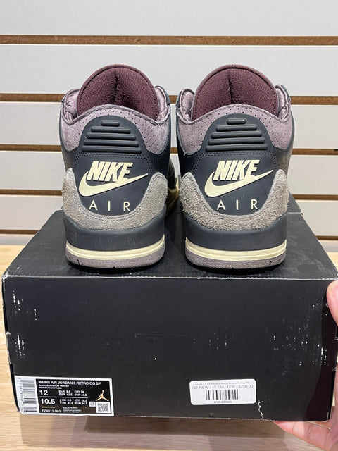 Jordan 3 Retro OG SP A Ma Maniére While You Were Sleeping (Women's) Sz 10.5