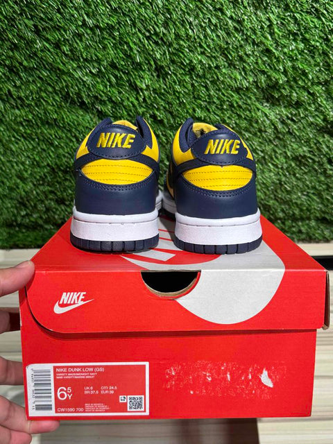 Nike Dunk Low Michigan (2021/2024) (GS) Sz 6.5Y