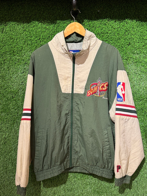VTG Pro Player Seattle Super Sonics Windbreaker Jacket Sz M