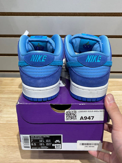 Nike SB Dunk Low Blue Raspberry Sz 7