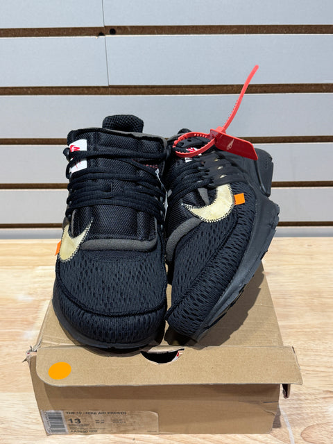Nike Air Presto Off-White Black (2018) Sz 13