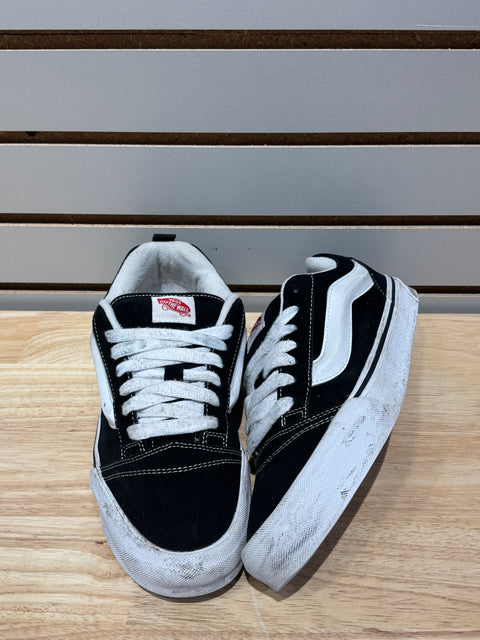 Vans Knu Skool Black White Sz 10.5