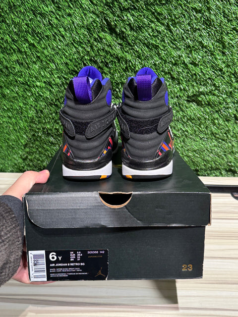 Jordan 8 Retro Three Peat (GS) Sz 6Y