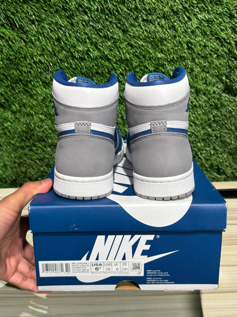 Jordan 1 Retro High OG True Blue Sz 6.5M