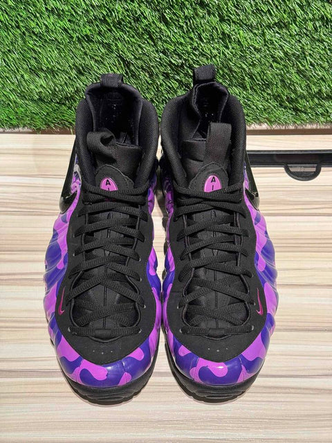 Nike Air Foamposite Pro Purple Camo Sz 11.5M.,