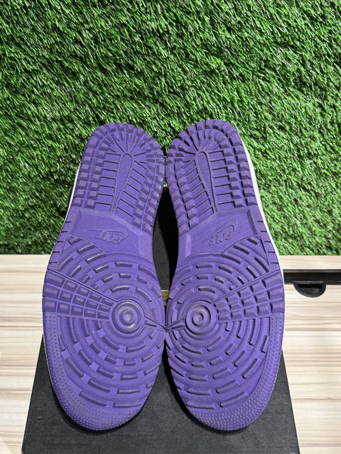 Jordan 1 Retro Low Golf Court Purple Sz 8.5