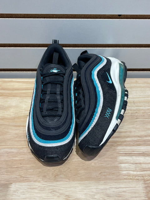 Nike Air Max 97 Black Sport Turquoise Sz 9
