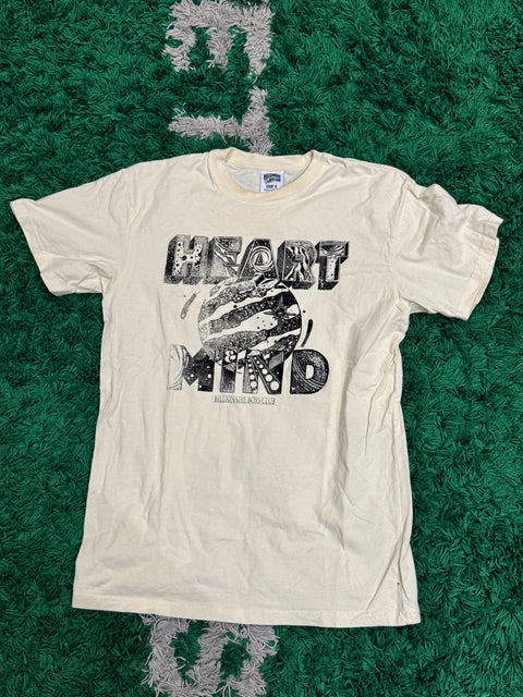 Billionaire Boys Club Winter White Heart Mind Tee Sz S