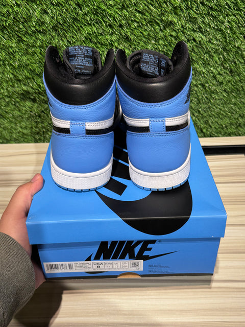 Jordan 1 Retro High OG UNC Toe Sz 8