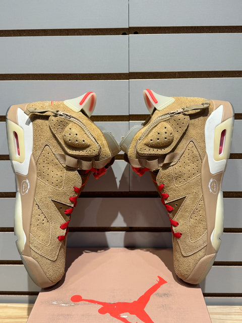 Jordan 6 Retro Travis Scott British Khaki Sz 12