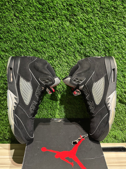 Jordan 5 Retro OG Black Metallic Reimagined Sz 9.5M