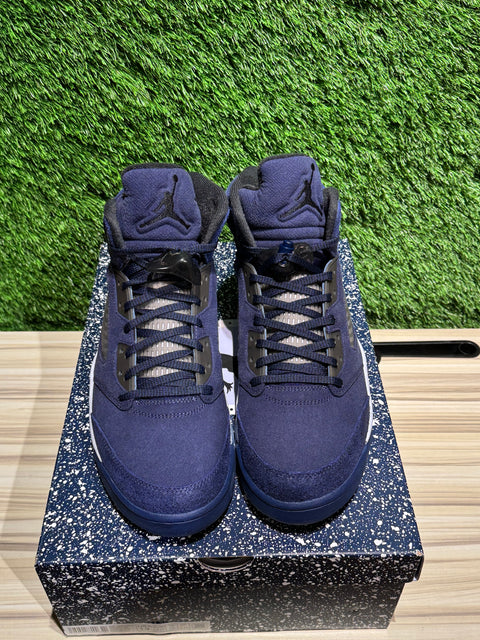 Jordan 5 Retro Midnight Navy Sz 13