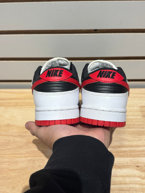 Nike Dunk Low Retro White Black University Red Sz 6M