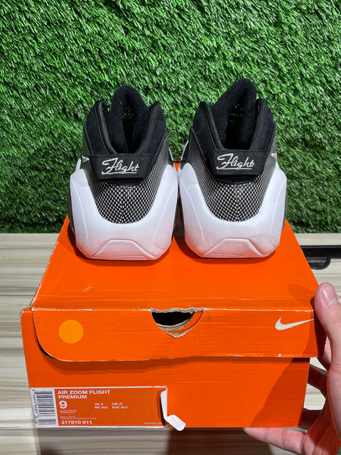Nike Air Zoom Flight 95 Black White (2008) Sz 9