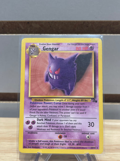 Gengar (20) - Pokemon Fossil (FO) (Unlimited)