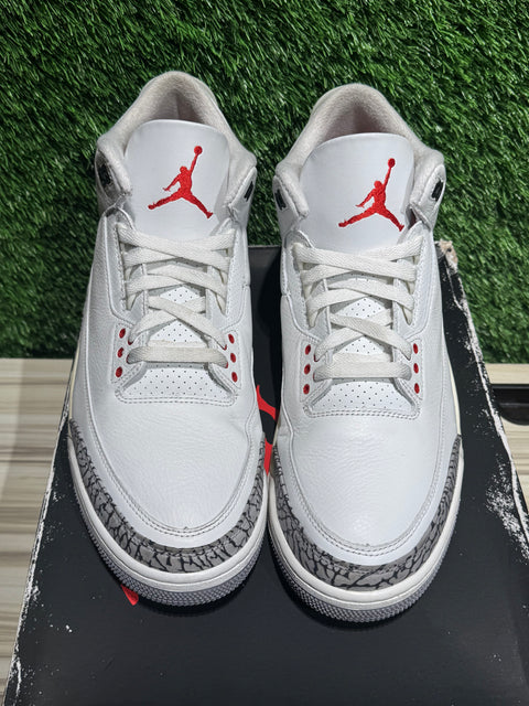 Jordan 3 Retro White Cement Reimagined Sz 12.5M