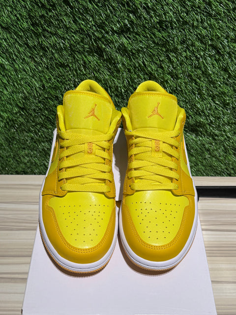 Jordan 1 Low Yellow Strike (Women's) Sz 9W/7.5M
