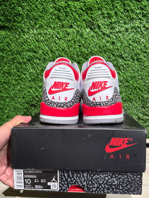 Jordan 3 Retro Fire Red (2022) Sz 10M
