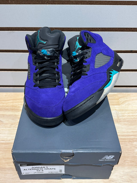 Jordan 5 Retro Alternate Grape Sz 8