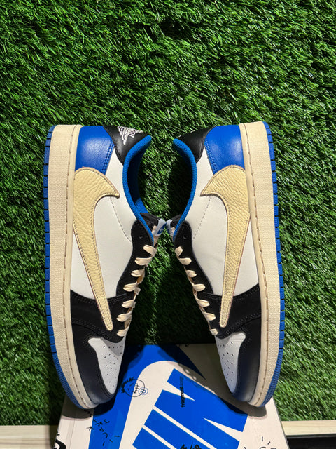 Jordan 1 Retro Low OG SP Fragment x Travis Scott Sz 10M