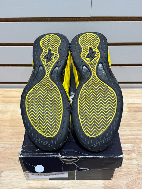 Nike Air Foamposite One Wu-Tang Optic Yellow Sz 7