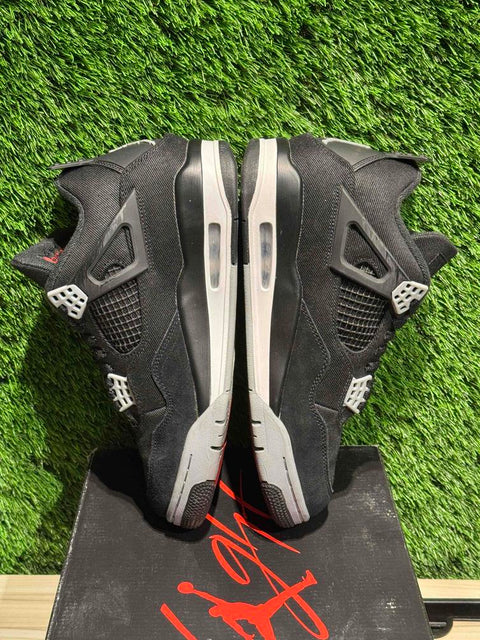Jordan 4 Retro SE Black Canvas Sz 8M