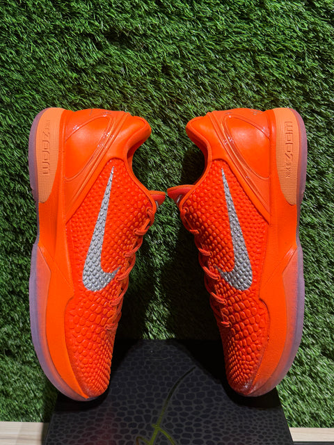 Nike Kobe 6 Protro Total Orange Sz 11M