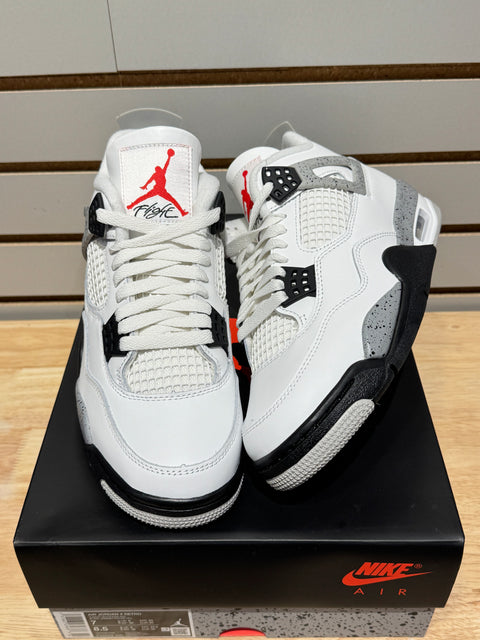 Jordan 4 Retro White Cement (2025) Sz 7