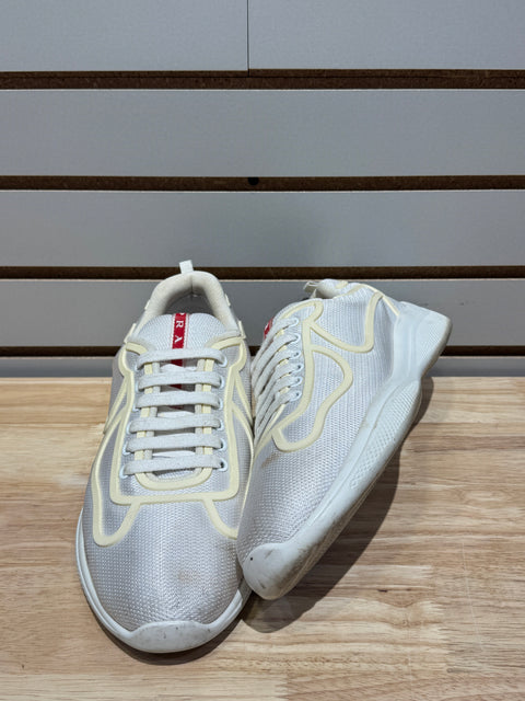 Prada America's Cup White Sail Cream Sz 9