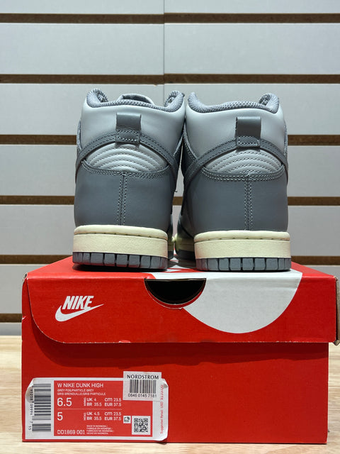 Nike Dunk High Grey Sail (Women's) Sz 5M/6.5W