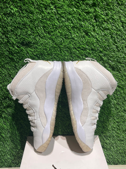 Jordan 10 Retro Drake OVO White Sz 10M