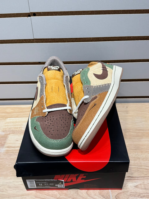Jordan 1 Retro Low OG Zion Williamson Voodoo Sz 11