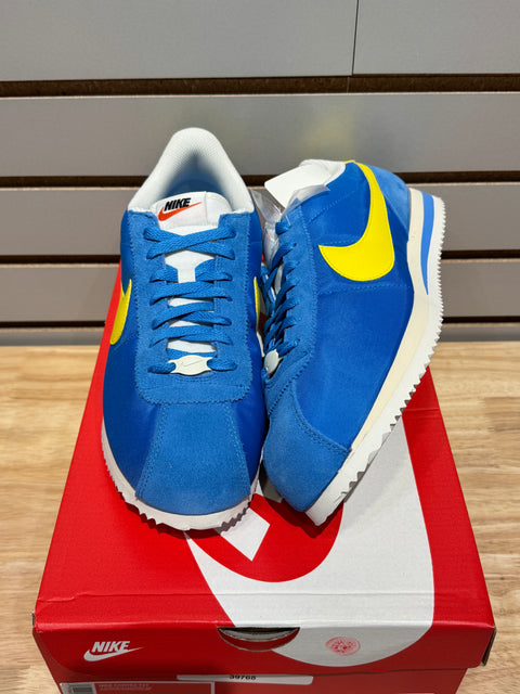 Nike Cortez TXT Light Photo Blue Sail Muslin Lightning Sz 10