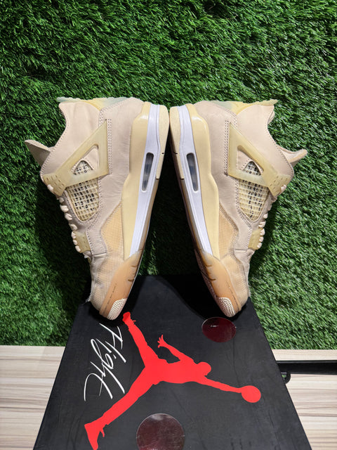 Jordan 4 Retro Off-White Sail (Women's) Sz 9.5W/8M