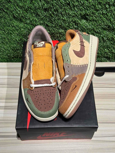 Jordan 1 Retro Low OG Zion Williamson Voodoo Sz 16M,