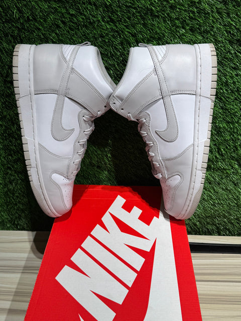 Nike Dunk High Retro White Vast Grey Sz 9.5