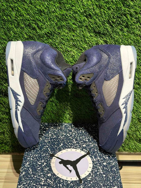 Jordan 5 Retro Midnight Navy Sz 9.5M