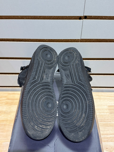 Nike SF Air Force 1 Mid Triple Black (GS) Sz 6.5Y