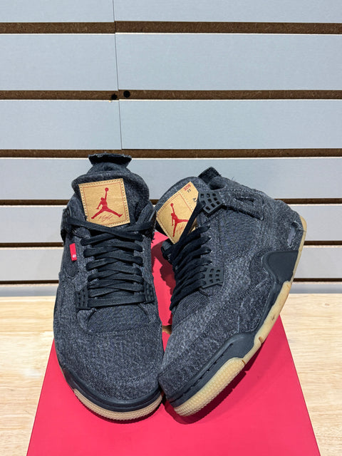 Jordan 4 Retro Levi's Black (Levi's Tag) Sz 11