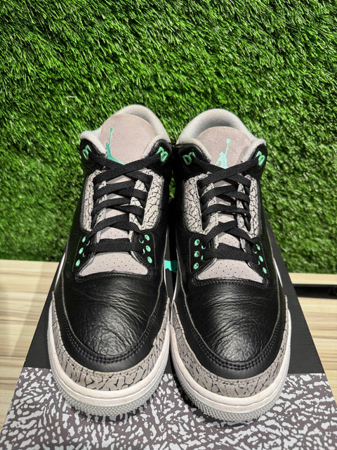 Jordan 3 Retro Green Glow Sz 11.5M