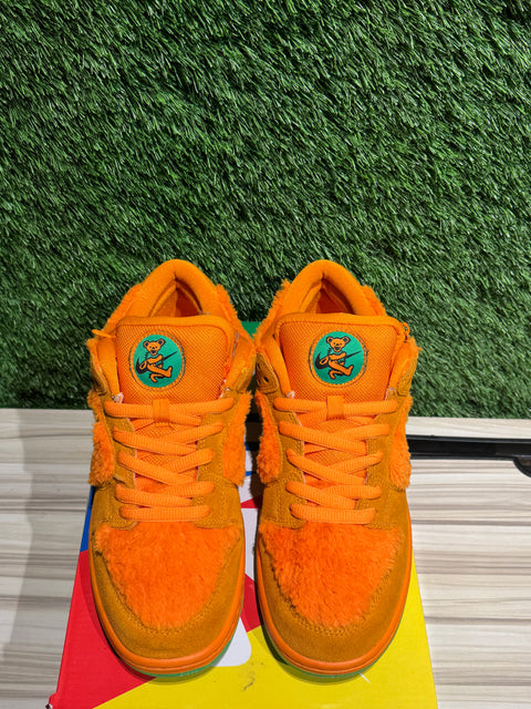 Nike SB Dunk Low Grateful Dead Bears Orange Sz 9.5M
