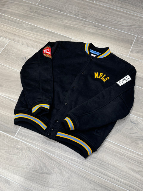 Mitchell & Ness x Nba Hardwood Classics Wool Varsity Jacket 'LA Lakers' Sz L