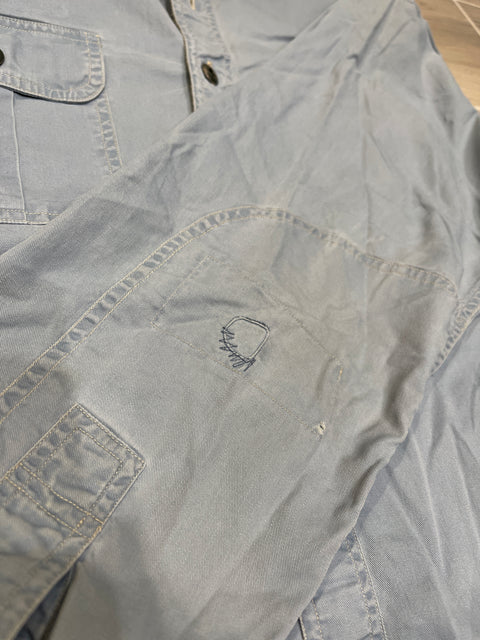 Vintage 1990s Polo Ralph Lauren Aztec Shoulder Button Up