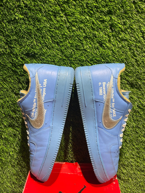 Nike Air Force 1 Low Off-White MCA University Blue Sz 13