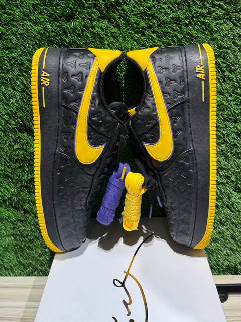 Nike Air Force 1 Low Kobe Bryant Lakers Away (Numbered Edition of 8000) Sz 12M