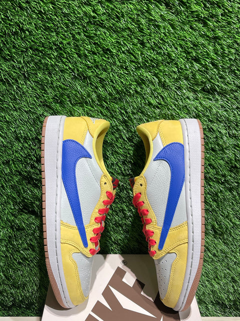 Jordan 1 Retro Low OG SP Travis Scott Canary (Women's) Sz 6M/7.5W