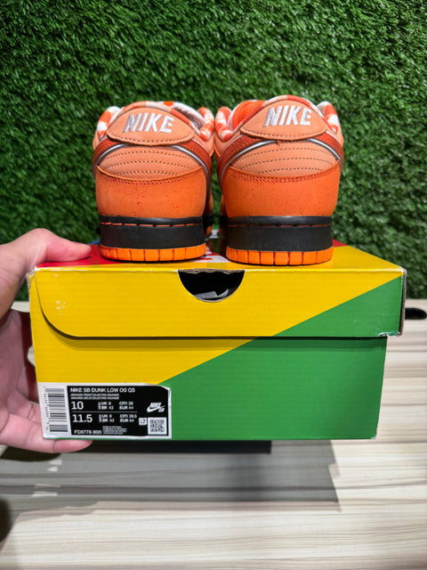 Nike SB Dunk Low Concepts Orange Lobster Sz 10M
