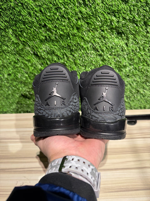 Jordan 3 Retro Black Cat (2025) (GS) Sz 7Y