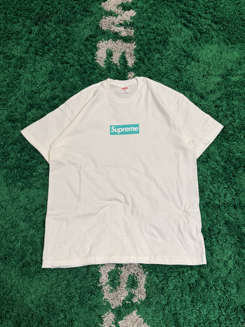 Supreme Tiffany & Co. Box Logo Tee White L