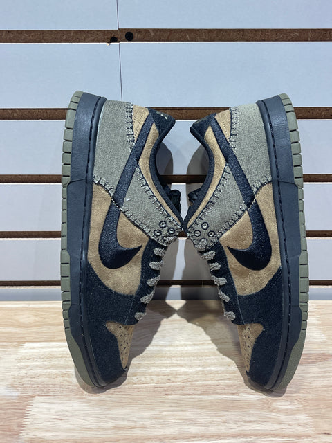 Nike Dunk Low Retro Camo Olive Sz 10